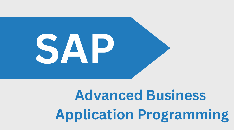 Advanced Business Application Programming(SAP ABAP)